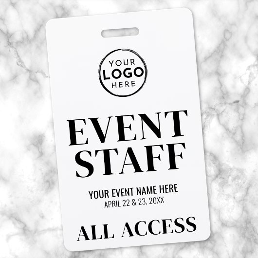 Logo All Access Evenementen Personeel Badge