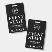 Logo All Access Evenementpersoneel Badge (Voor- en achterkant)