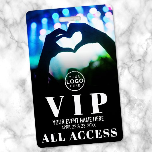 Logo All Access Event Concert VIP-pas Badge