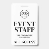 Logo All Access Event Staff Badge (Voorkant)