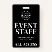 Logo All Access Event Staff Badge (Voorkant)
