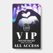 Logo All Access Event VIP-badge Badge (Voorzijde)