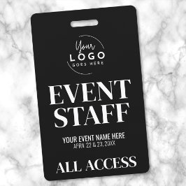 Logo All Access VIP Event Personeel Badge