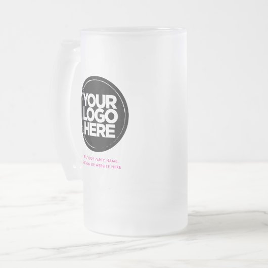 Logo and Text Matglas Bierpul (Voorkant links)