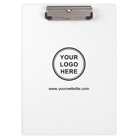 Logo and Website Office Promotional Marketing Klembord (Voorkant)