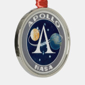 Logo Apollo Program Metalen Ornament (Rechts)