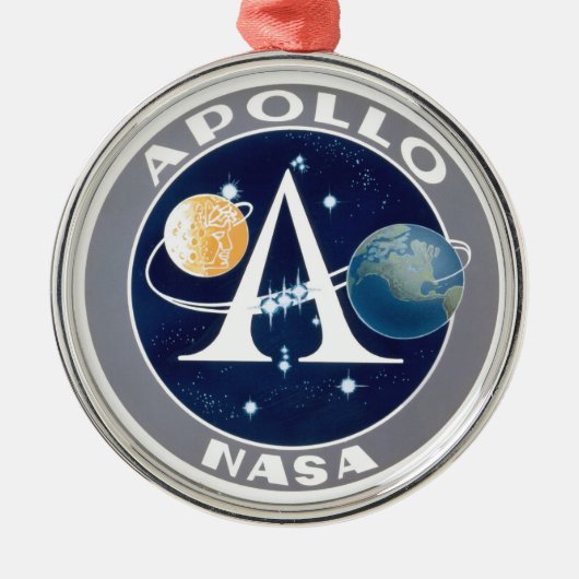 Logo Apollo Program Metalen Ornament (Voorkant)