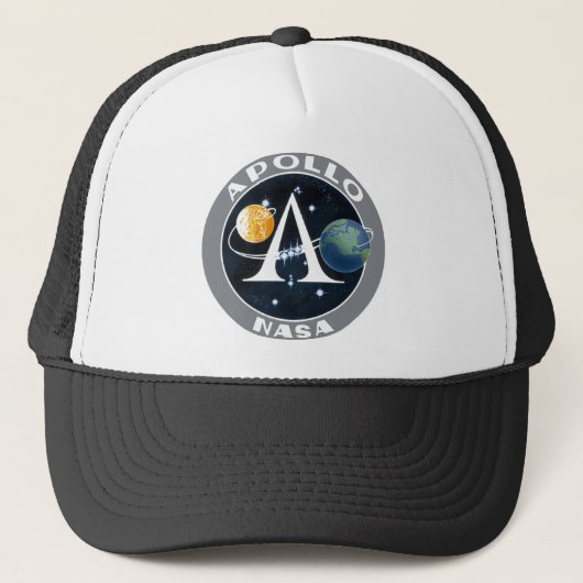 Logo Apollo Program Trucker Pet (Voorkant)