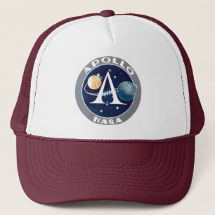 Logo Apollo Program Trucker Pet