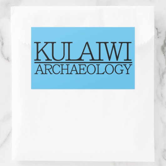 Logo-artikel Rechthoekige Sticker (Tas)