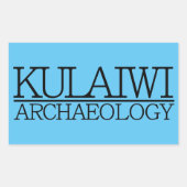 Logo-artikel Rechthoekige Sticker (Voorkant)