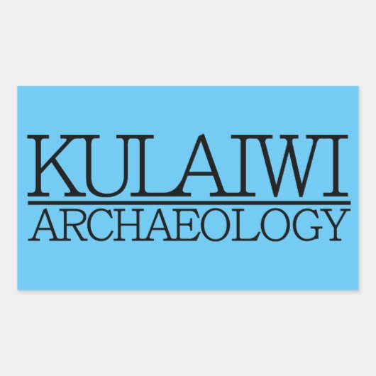 Logo-artikel Rechthoekige Sticker (Voorkant)