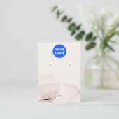 Logo Artistieke Waterverf oorbaar beeldscherm toev Visitekaartje (Staand voorkant)