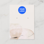 Logo Artistieke Waterverf oorbaar beeldscherm toev Visitekaartje (Voorkant)