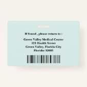 Logo-arts aanpassen badge (Achterkant)