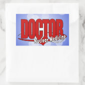 LOGO ARTS NUCLEAIRE GENEESMIDDELEN RECHTHOEKIGE STICKER (Tas)