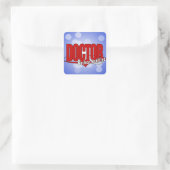 LOGO ARTS NUCLEAIRE GENEESMIDDELEN VIERKANTE STICKER (Tas)