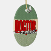 LOGO ARTS OPTHAMOLOGIST KERAMISCH ORNAMENT (Rechts)