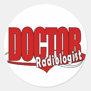 LOGO ARTS RADIOLOGIST RONDE STICKER