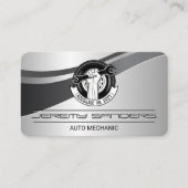 Logo Auto Car Reparatie | Monteur in Dienst Visitekaartje (Voorkant)