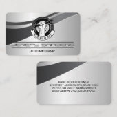 Logo Auto Car Reparatie | Monteur in Dienst Visitekaartje (Voorkant / Achterkant)