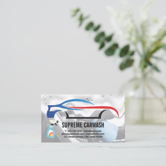 Logo | Automatisch gegevens binnenland | Zeep Sud Visitekaartje (Staand voorkant)