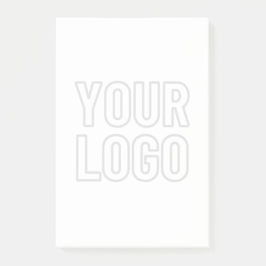Logo automatisch lichter maken voor achtergrond post-it® notes (Voorkant)