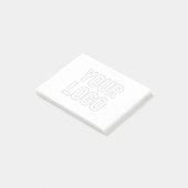 Logo automatisch lichter maken voor achtergrond post-it® notes (Schuin)