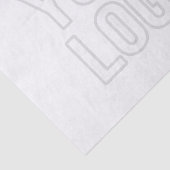 Logo automatisch lichter maken voor achtergrond tissuepapier (Detail)