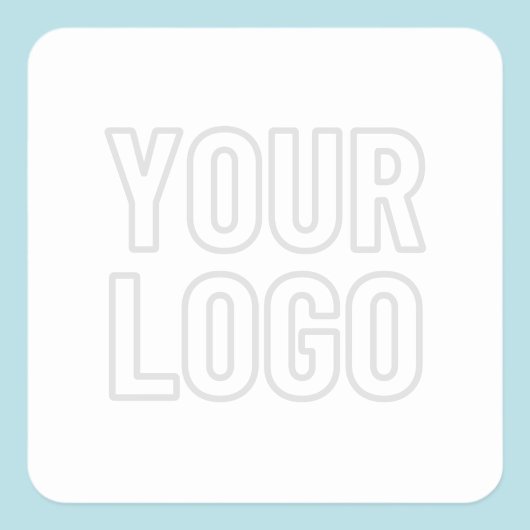 Logo automatisch lichter maken voor achtergrond vierkante sticker