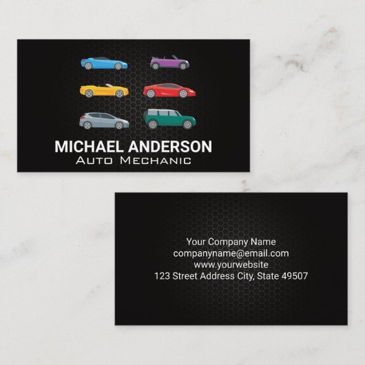 Logo auto's | Auto-services Visitekaartje (Voorkant / Achterkant)