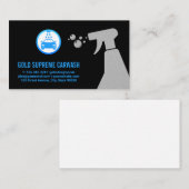 Logo Autowasserij | Reinigingsspray Visitekaartje (Voorkant / Achterkant)