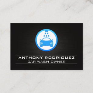 Logo Autowasserij   Water Spuit Visitekaartje