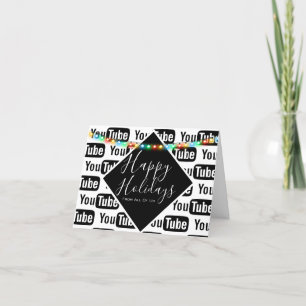 Logo Background Company Holiday Feestdagen Kaart