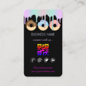 Logo Bakery - Social Media QR Code Visitekaartje (Voorkant)