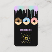Logo Bakery - Social Media QR Code Visitekaartje (Achterkant)