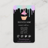 Logo Bakery - Social Media QR Code Visitekaartje (Voorkant)