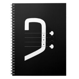 logo bas clef & gitaar notitieboek