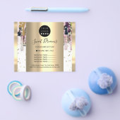 Logo Beauty Makeup Nails - Prijslijstschijven Flyer (Enkel)