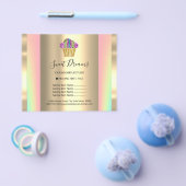 Logo Beauty Salon Sweet Holografen prijslijst broc Flyer (Enkel)