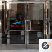 Logo bedrijf Adverteren Raamsticker (Kantoordeur)