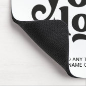 Logo Bedrijf Branded Wit Promotie Muismat (Hoek)