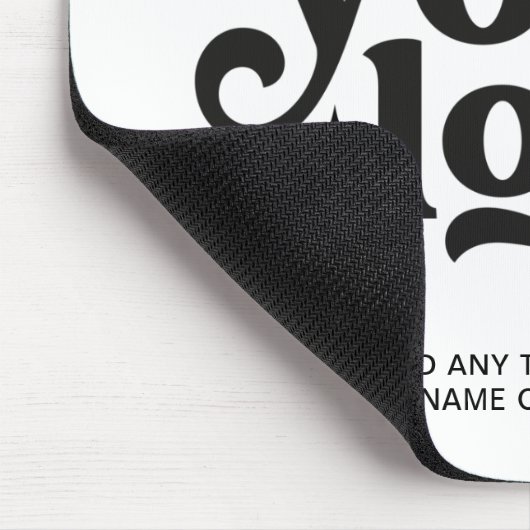 Logo Bedrijf Branded Wit Promotie Muismat (Hoek)