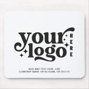 Logo Bedrijf Branded Wit Promotie Muismat