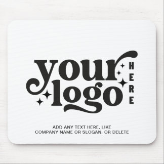 Logo Bedrijf Branded Wit Promotie Muismat