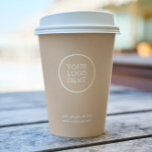 Logo bedrijf | Cups voor bedrijfspapier Papieren Bekers<br><div class="desc">Een elegante sjabloon van de het bedrijfs van het douanedocument kopje in een moderne minimalistische stijl die gemakkelijk met uw bedrijfslogan en bedrijfsintelligentie of info kan worden bijgewerkt. Als je hulp nodig hebt bij het personaliseren van dit product, kun je contact met me opnemen via de button Bericht en ik...</div>