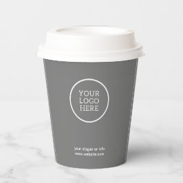 Logo bedrijf | Cups voor bedrijfspapier Papieren Bekers
