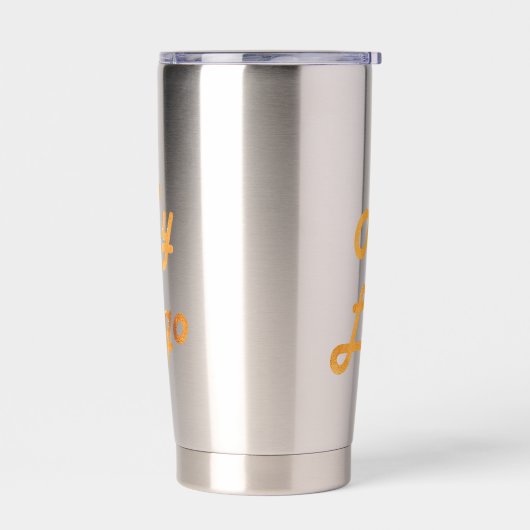 Logo-bedrijf Geïsoleerde Drinkbeker (Links)