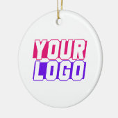 Logo bedrijf keramisch ornament (Links)
