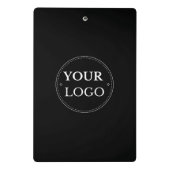 Logo Bedrijf Modern Minimalist Mini Klembord (Achterkant)